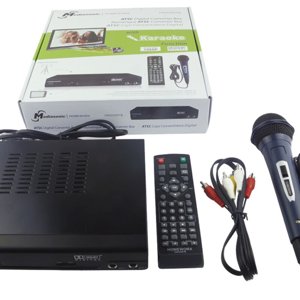 digital converter box  Karaoke function